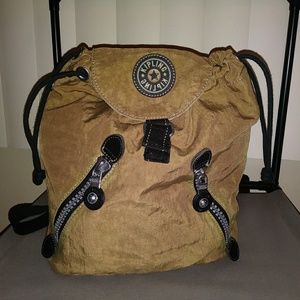 Kipling small brown backpack